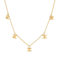 CELINE Brass, Nickel Free Necklaces Women's Gold