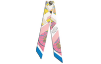 HERMES Silk Scarves Unisex White