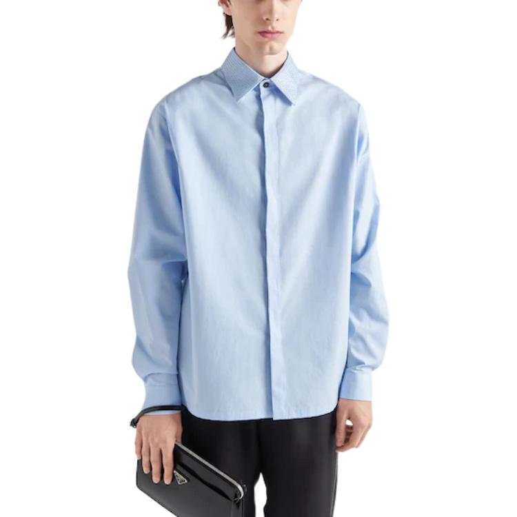 PRADA FW22 Shirt Men's Sky Blue