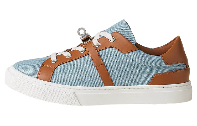 HERMES Day Stylish Skateboarding Shoes Women's Light Blue
