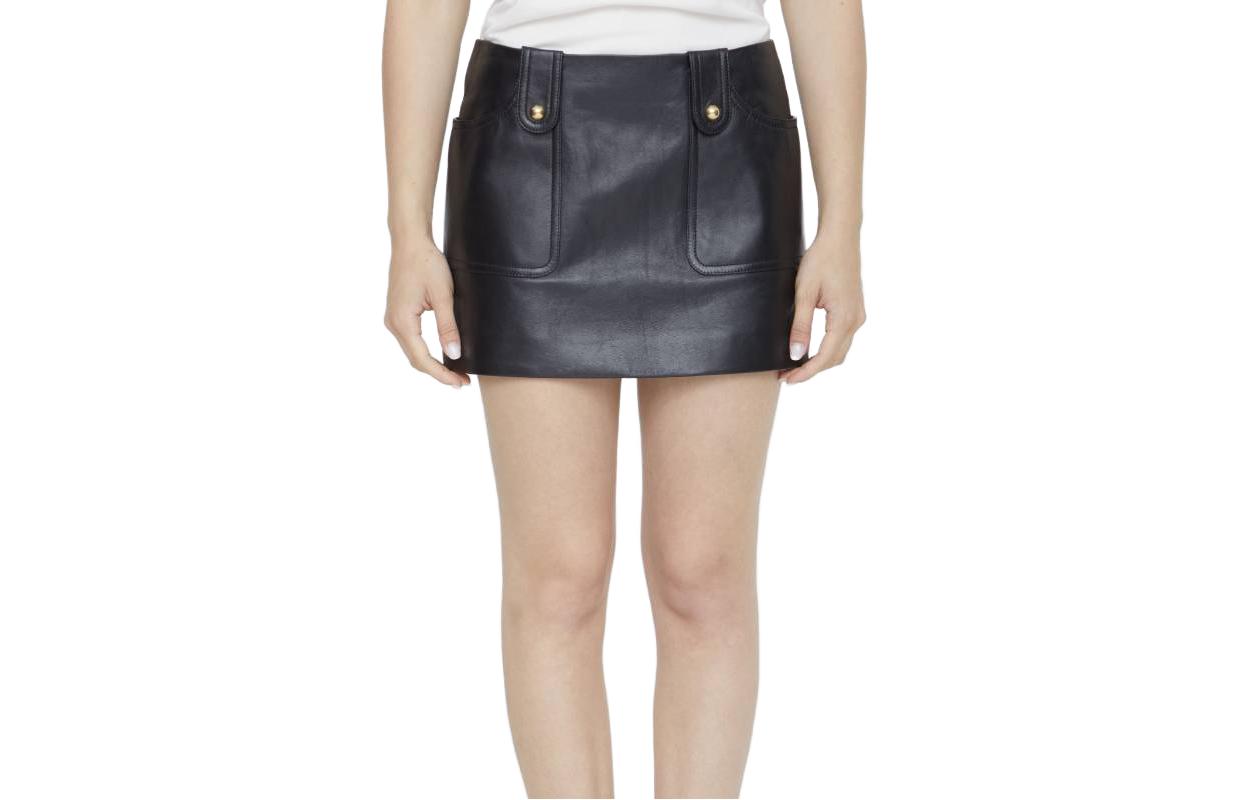 CELINE Button Detailed Mini Skirt