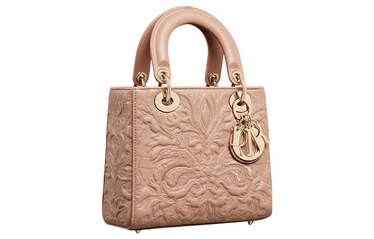 DIOR Lady DiorMy ABCDior Quilting Sheepskin Lady Dior Bag Shoulder Bag, Crossbody Bag, Handbag Trumpets Women's Pink