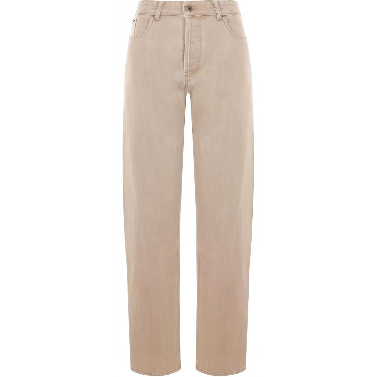 MIU MIU Logo Patch Straight-Leg Jeans