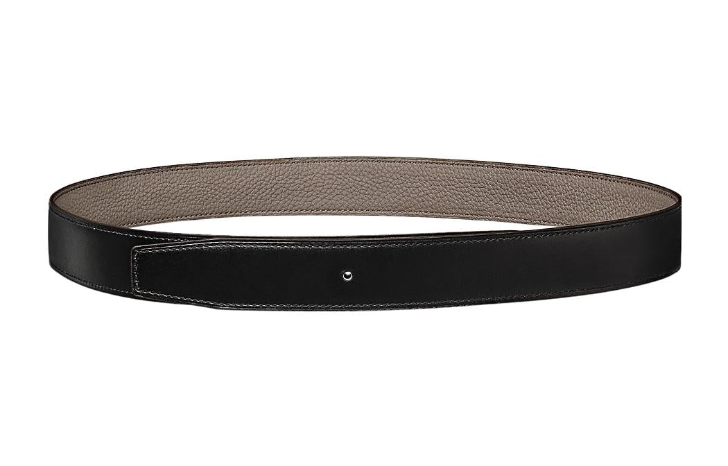 HERMES Leather Leather Belts Unisex 3.2cm