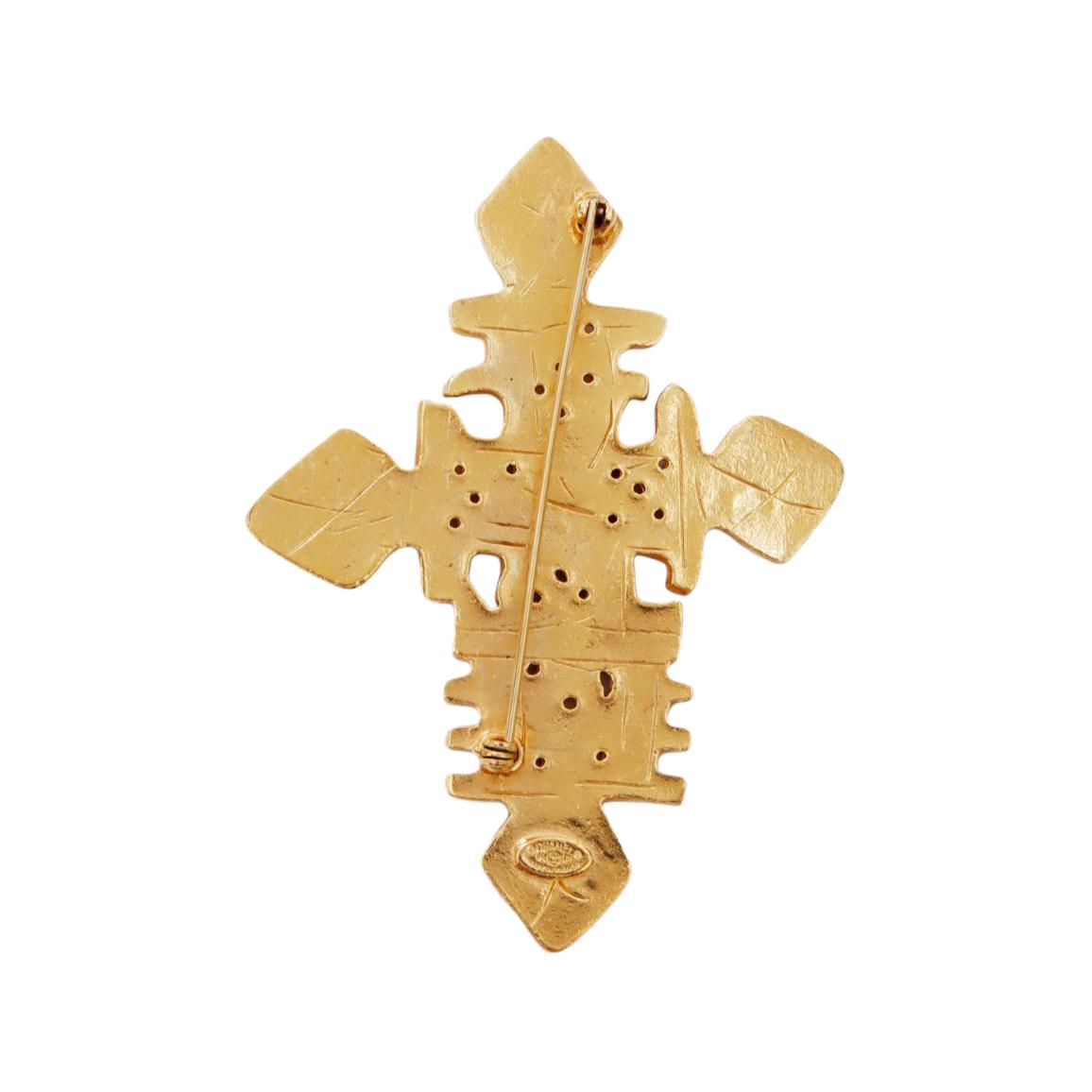 CHANEL 2004 Cc Cross Brooch