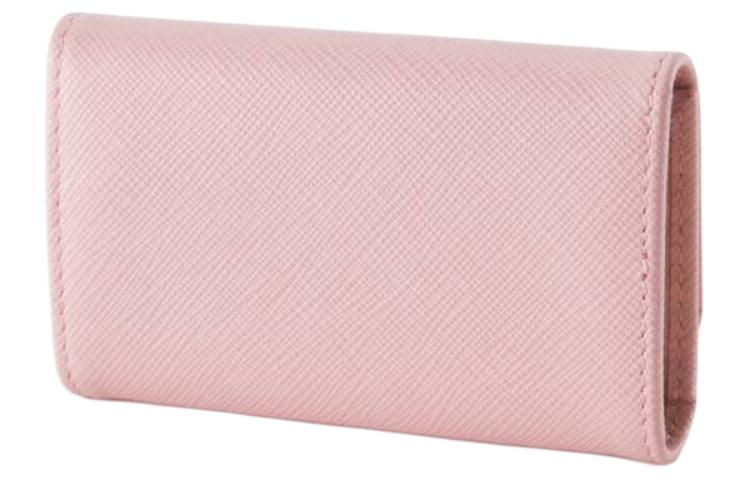 PRADA Calfskin Key Pouch Women's Pink