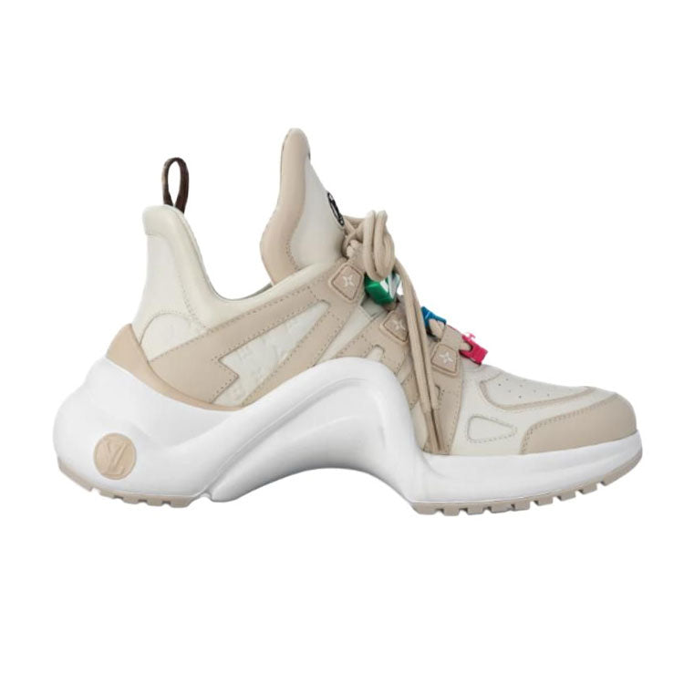 LOUIS VUITTON Archlight Low-Top Casual Shoes 5cm Women's Beige