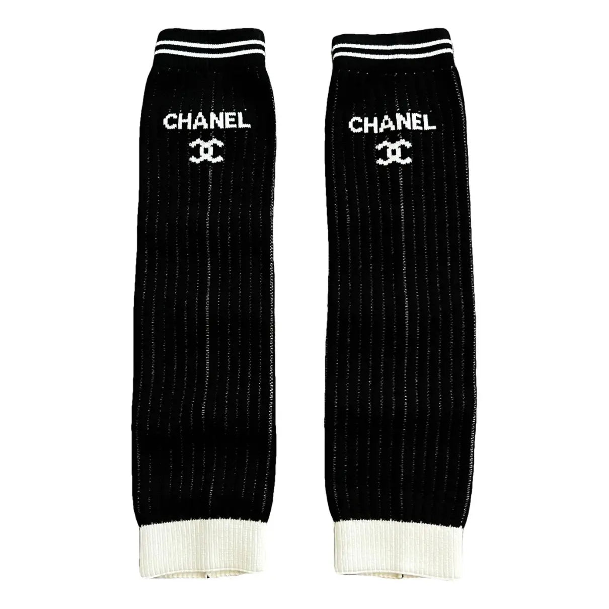 CHANEL Mid Calf Socks Women's 1 Pack Black