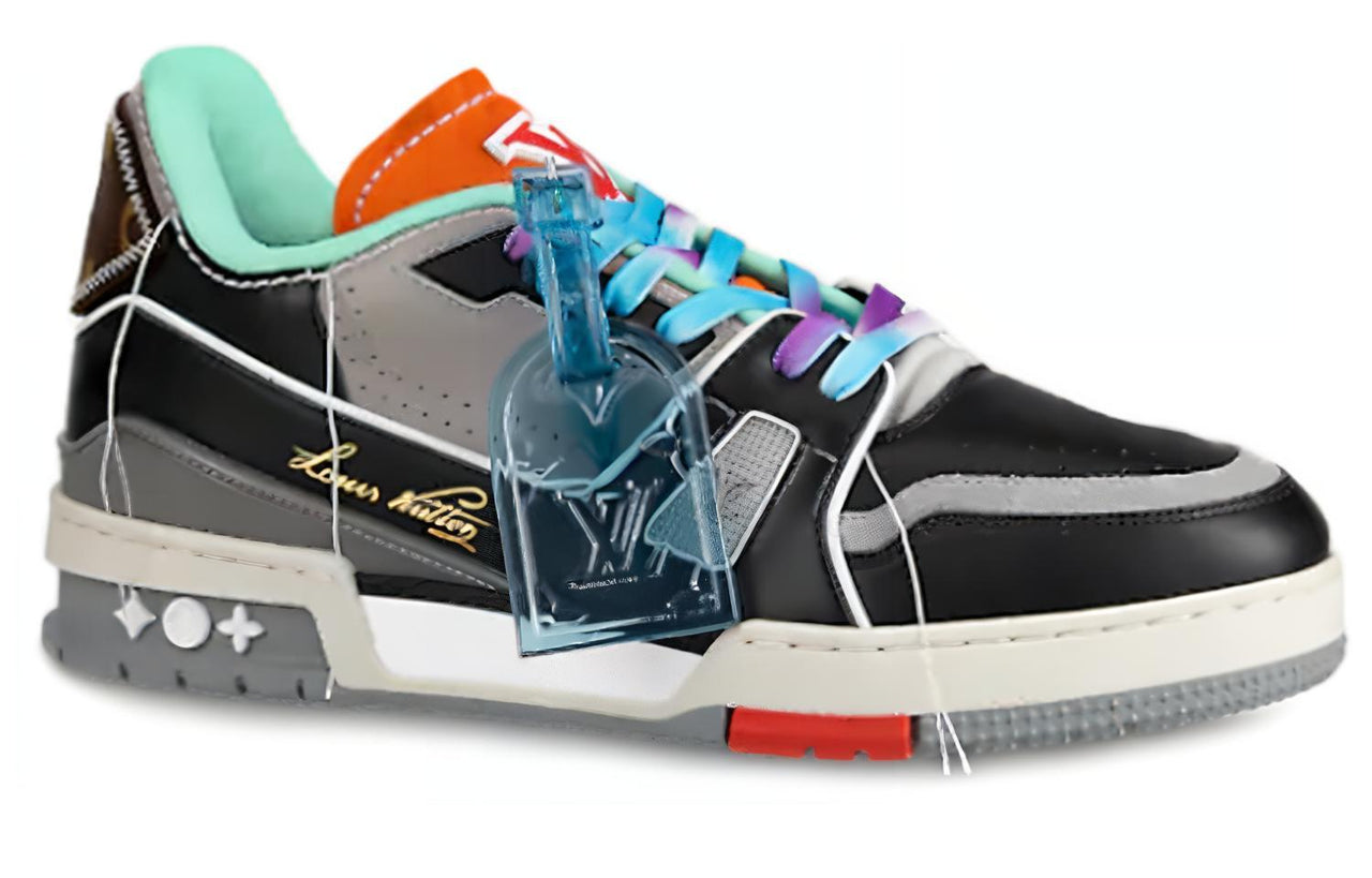 LOUIS VUITTON Lv Trainers 'Teal Multi color'