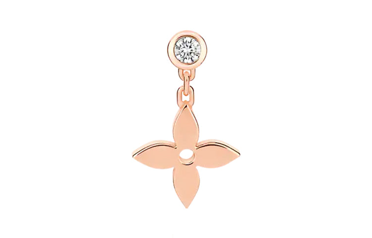 LOUIS VUITTON Idylle Blossom Ear Stud Pink Gold And Diamond - Per Unit