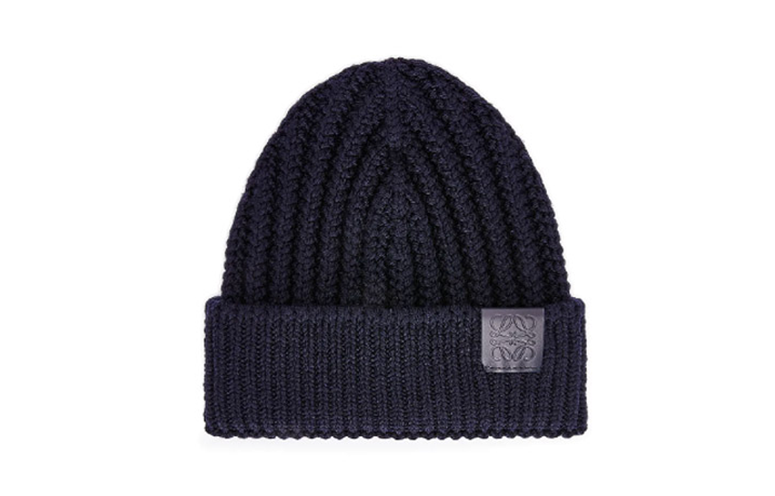 LOEWE Wool Beanies Women's Blue