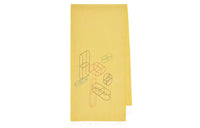 HERMES Knit Scarves Men Yellow