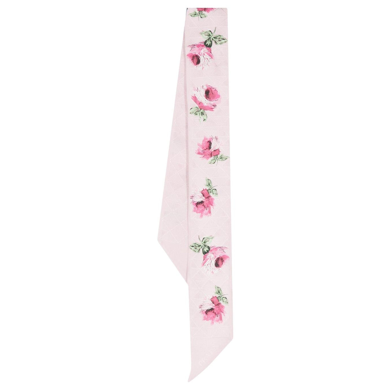PRADA Silk Scarves Women's Pink