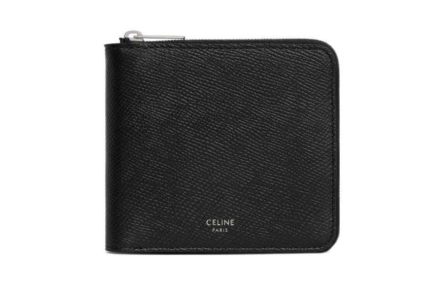CELINE Grained Calfskin Wallet Men's Black