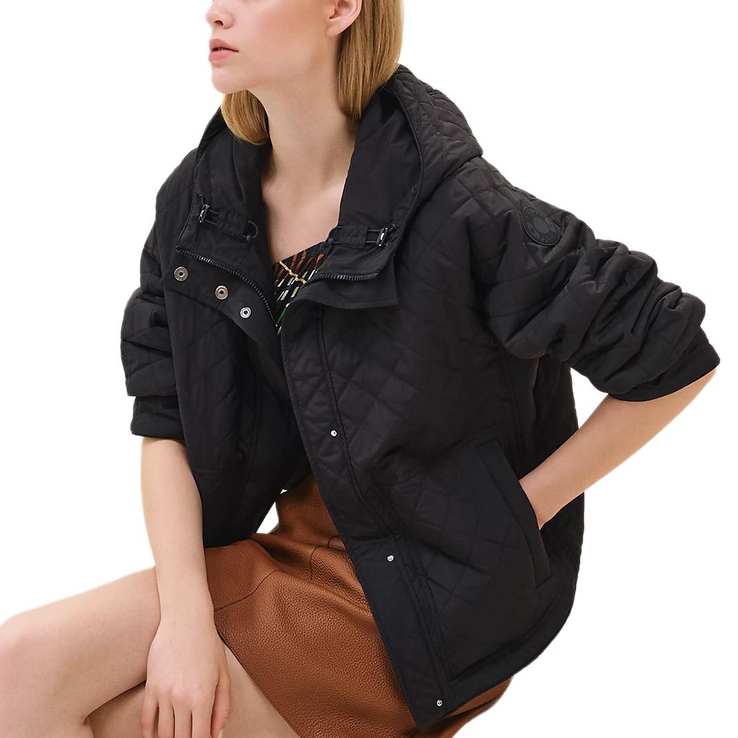 HERMES Jackets Coats Women's Black