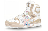LOUIS VUITTON Trainer Sneaker White Iridescent