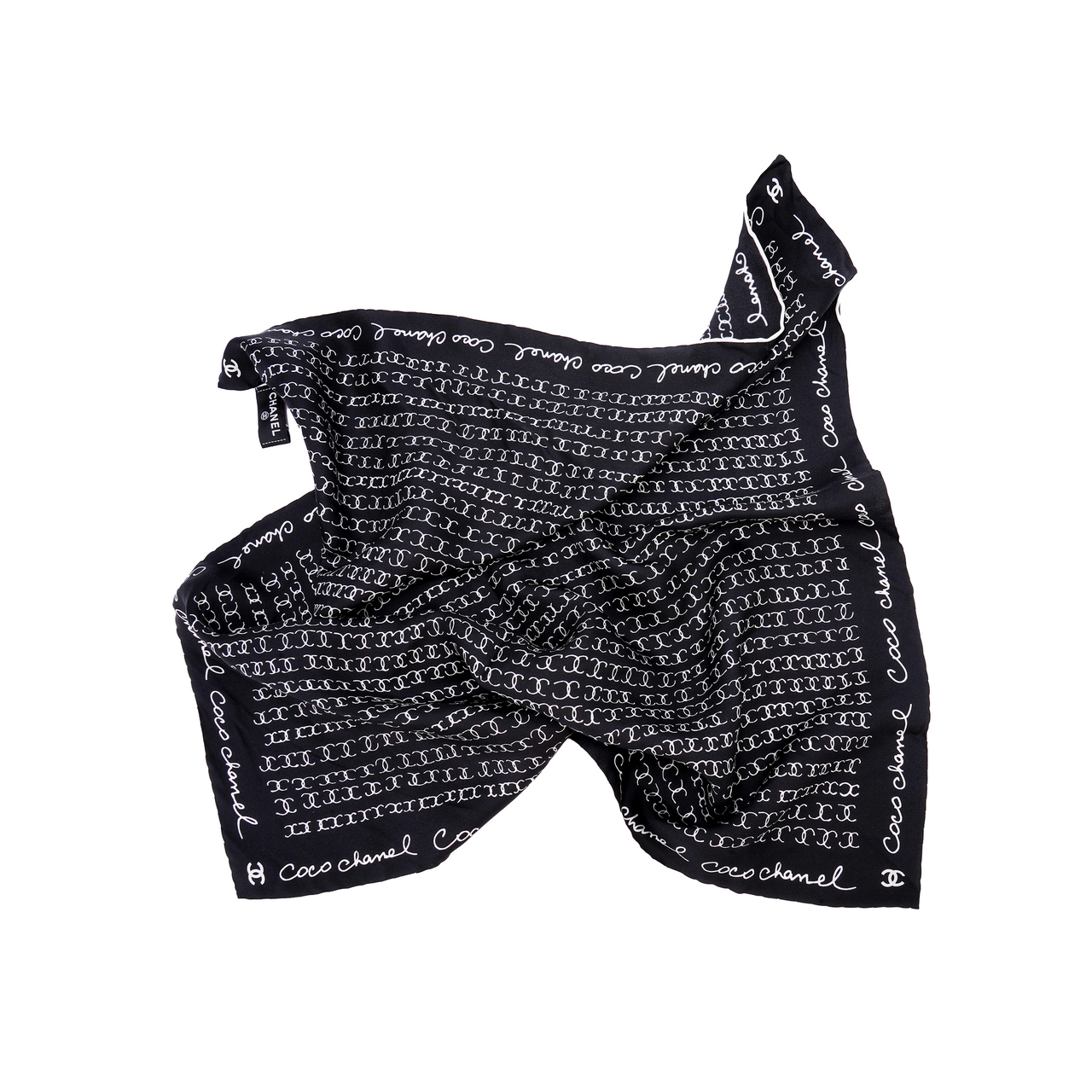 CHANEL Hair Bands Women's Black/White