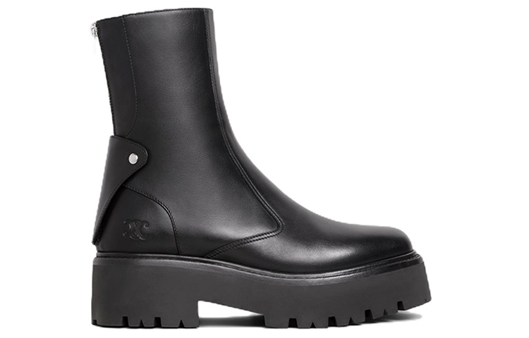 CELINE Bulky Ankle Boots Women's Black