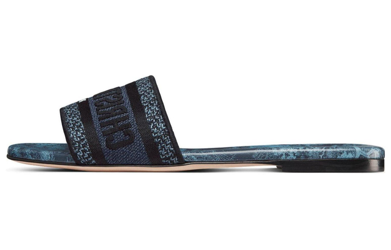DIOR Dway Slide Slippers Women's Blue
