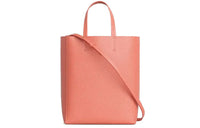 CELINE Grained Calfskin Bucket Bags Shoulder Bag Crossbody Bag Handbag Small Size Women's Pink Orange