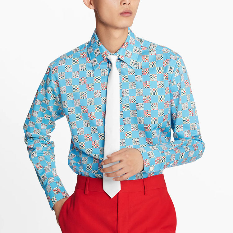 LOUIS VUITTON Shirt Men's Light Blue