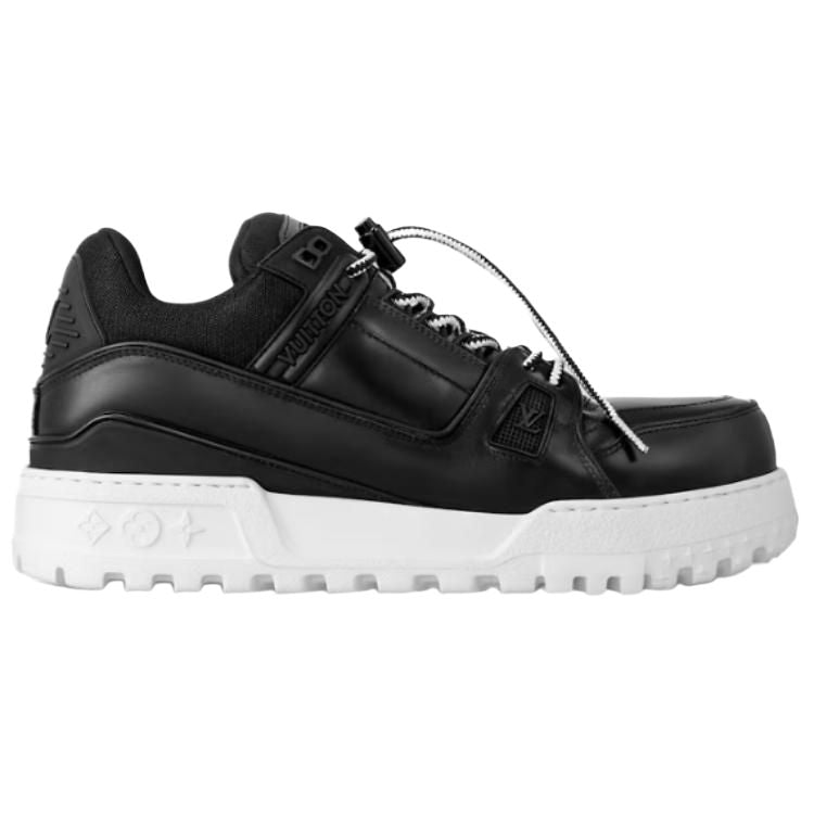 LOUIS VUITTON Trainer Maxi Low-Top Casual Shoes Unisex Black