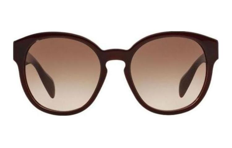PRADA Butterfly Sunglasses Women's Red Brown