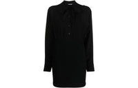 PRADA Long-Sleeved Dresses Women's Black