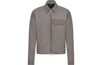 DIOR Leather Jackets Men Gray