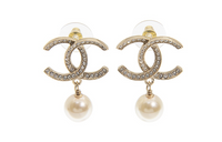 CHANEL 22c Early Spring Earrings Women's Gold