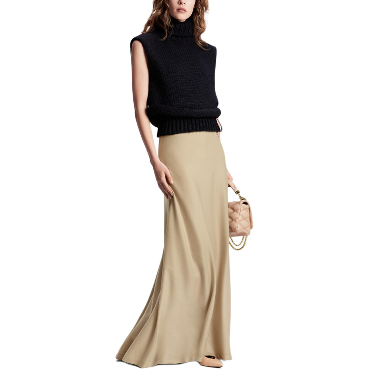 LOUIS VUITTON Trompe L’Oeil Knitted Turtleneck Pullover