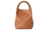 Loro Piana Cow Leather Shoulder Bag, Crossbody Bag, Handbag Mini Women's Warm Brown Taupe