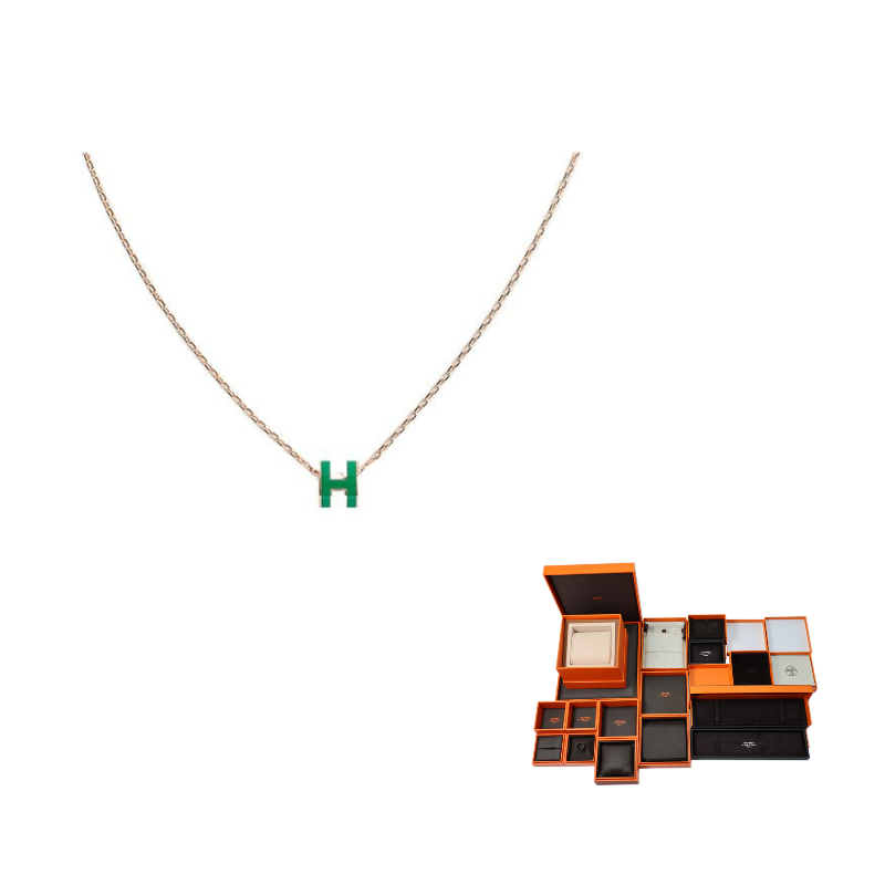 HERMES POP H Collection Metal Necklaces Women's
