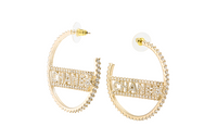 CHANEL Earrings Women's Gold