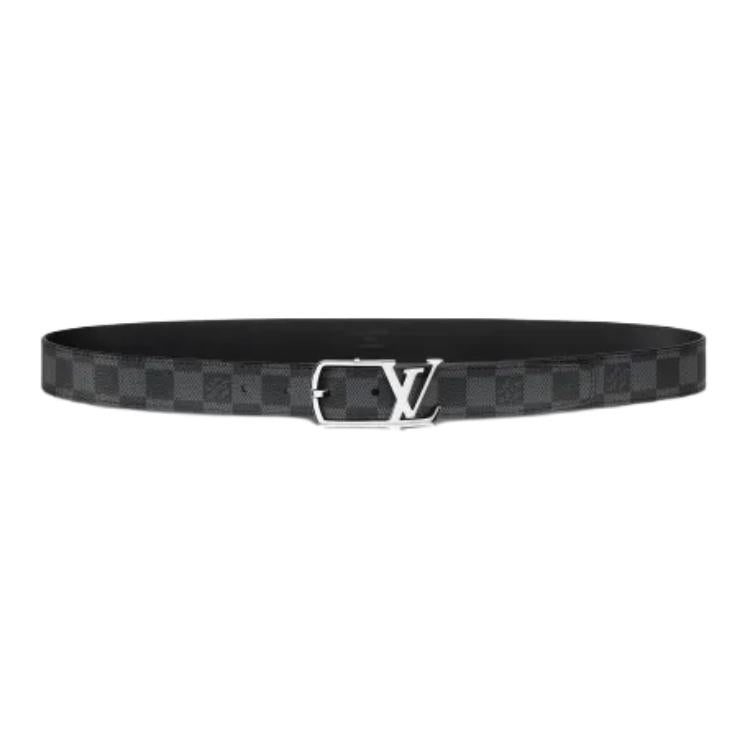 LOUIS VUITTON Neogram Belt Damier Graphite 30MM