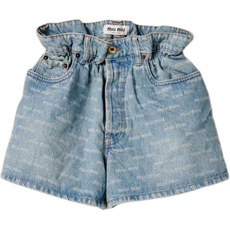 MIU MIU Casual Shorts Women's Blue