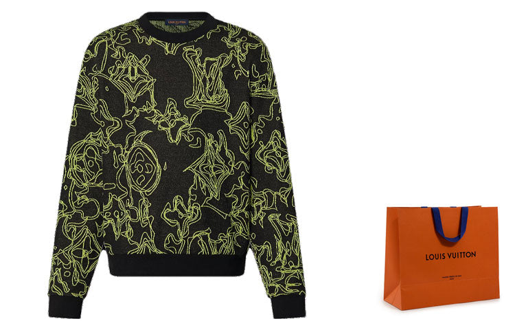 LOUIS VUITTON FW23 Sweater Men's Black