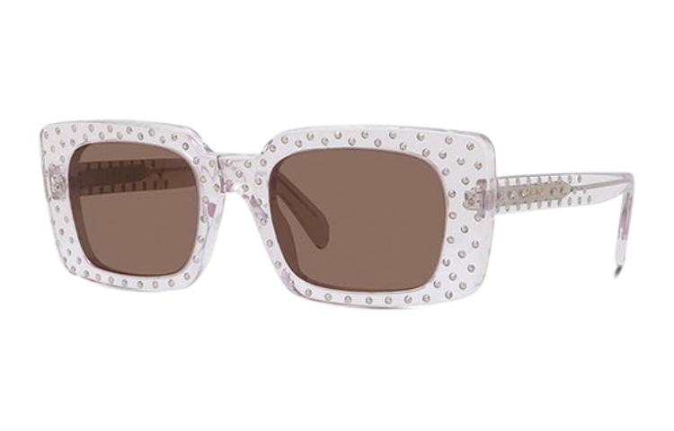 CELINE Sunglasses Women's Pink Transparent