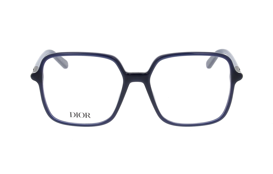 DIOR Acetate Square Eyeglass Frames Women's Blue