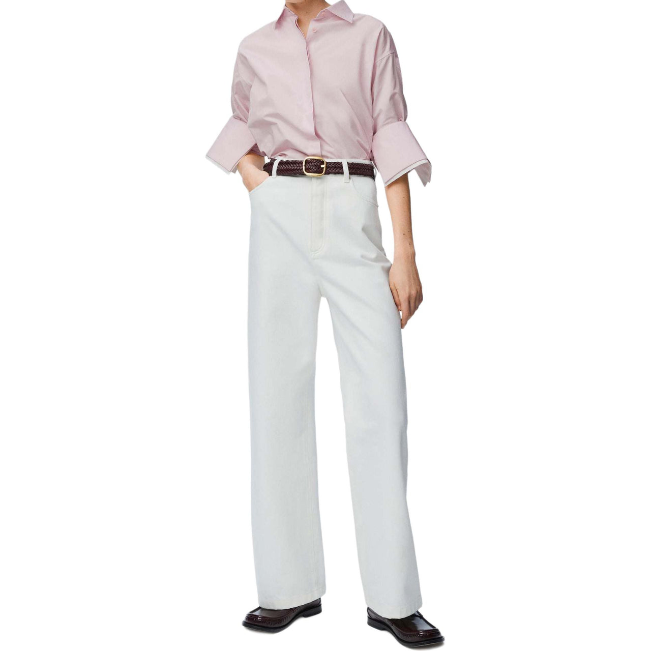 LOEWE Turn-Up Long-Sleeved Shirt
