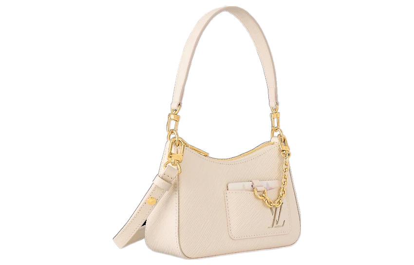 LOUIS VUITTON Epi Grained Cow Leather Shoulder Bag Handbag Shoulder Bag Crossbody Bag Regular Women's Beige