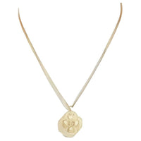 CHANEL Metal Resin Glass Pearl Crystal Necklaces Unisex Gold