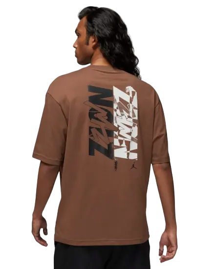 Air Jordan Zion Sneaker School Tee 'Brown' DV5631-201