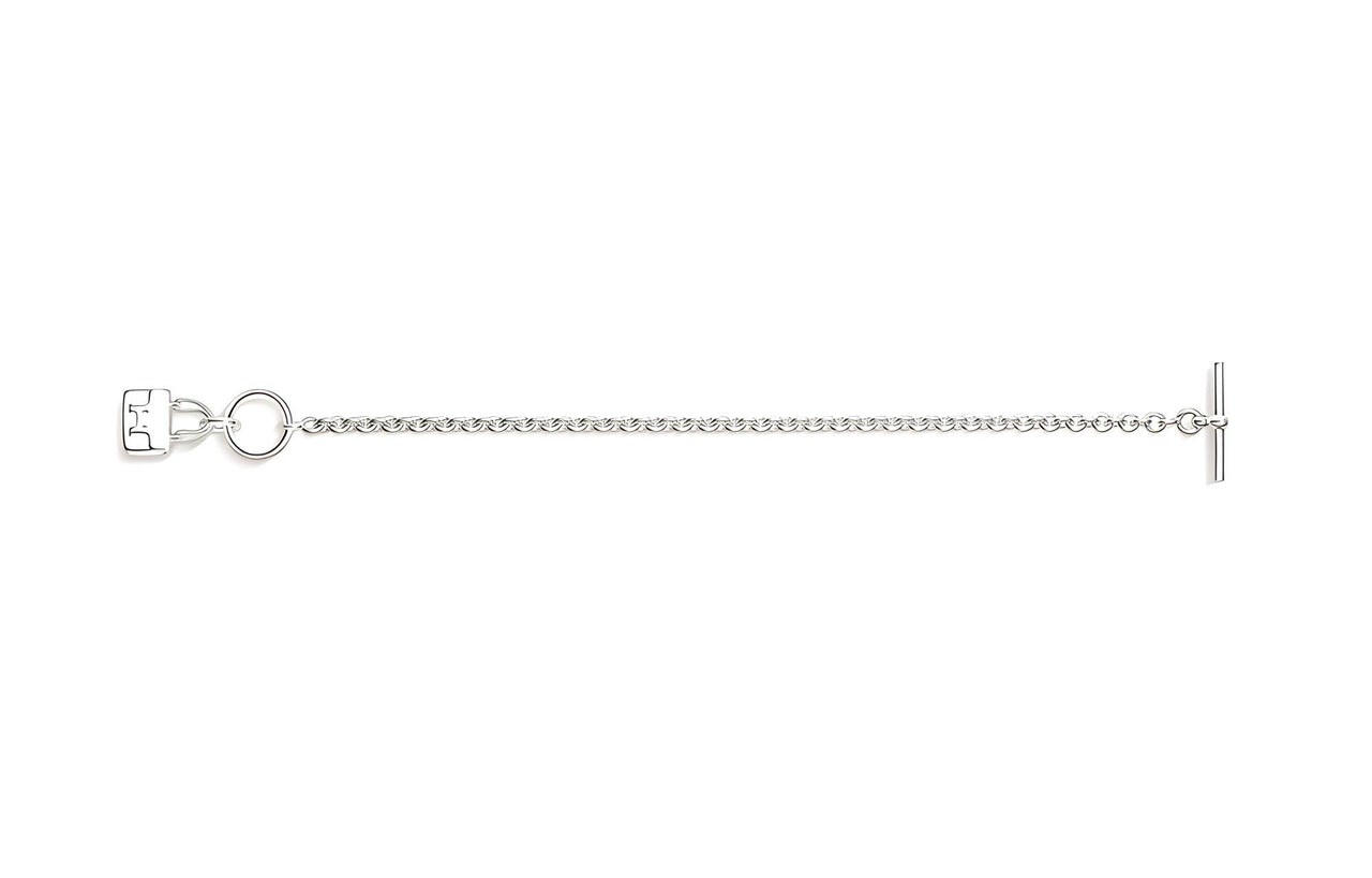 HERMES Constance 925 Sterling Silver Bracelets Unisex