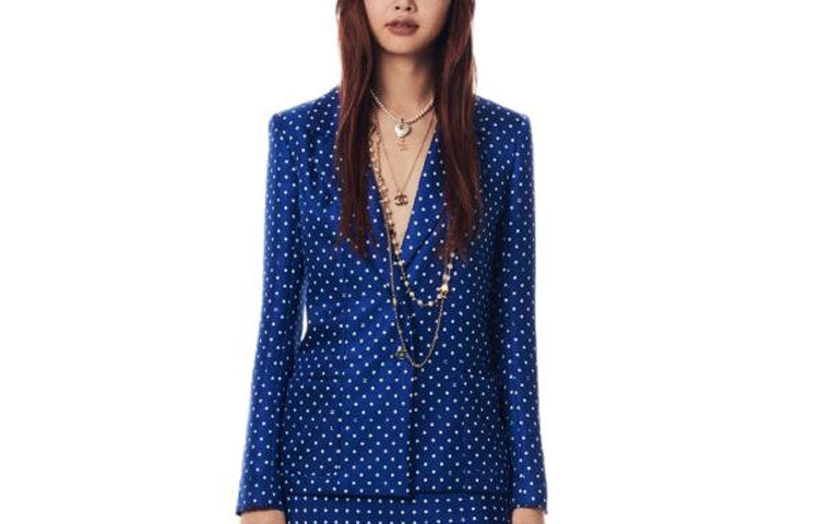 CHANEL 24 New Spring And Summer Arrivals Jackets Coats Women's Blue White
