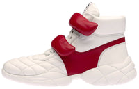 MIU MIU Matelassé Anti-Slip And Wear-Resistant Coverage High-Top Casual Shoes Women's