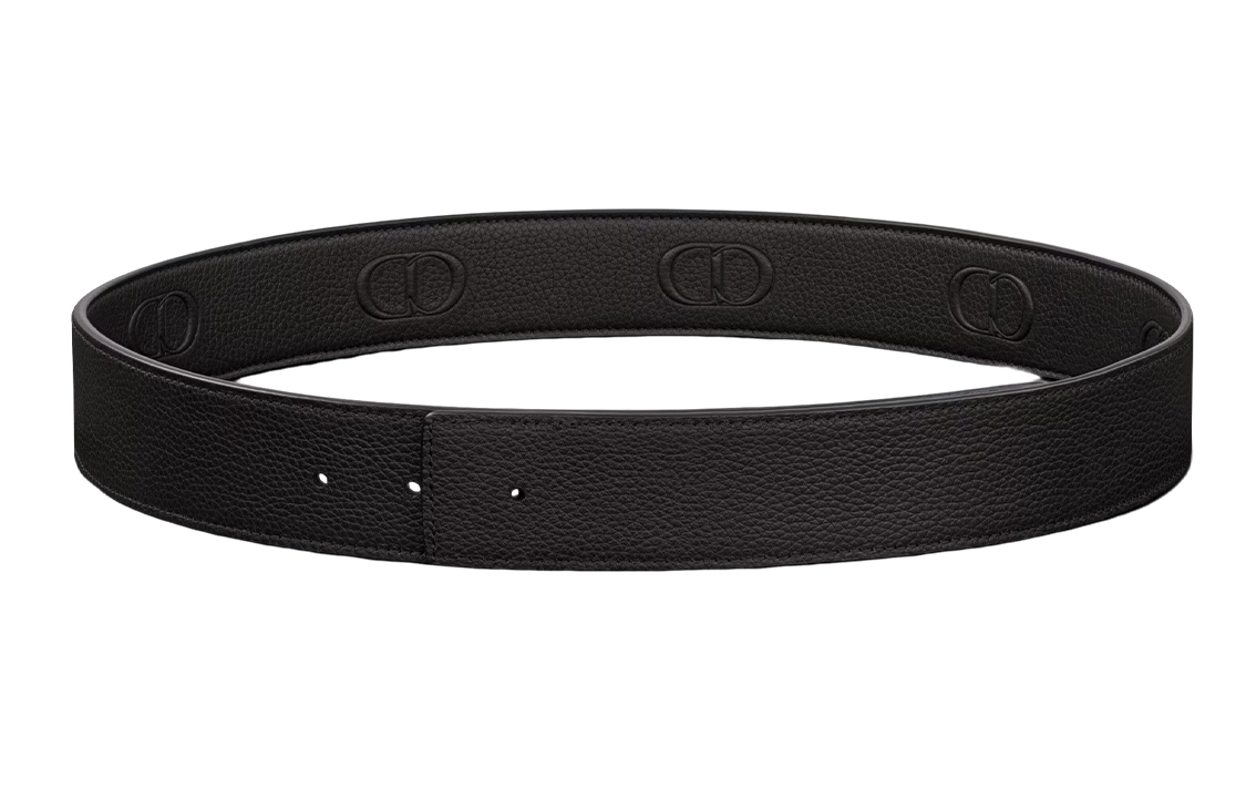 DIOR Leather Belts Men Black