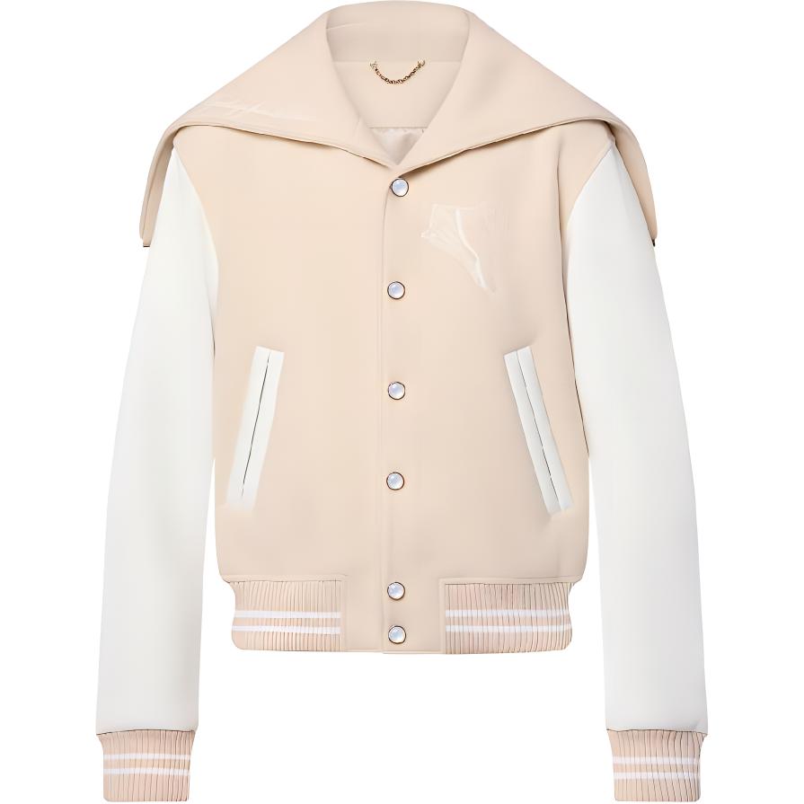 LOUIS VUITTON Calfskin Sailor Varsity Jacket