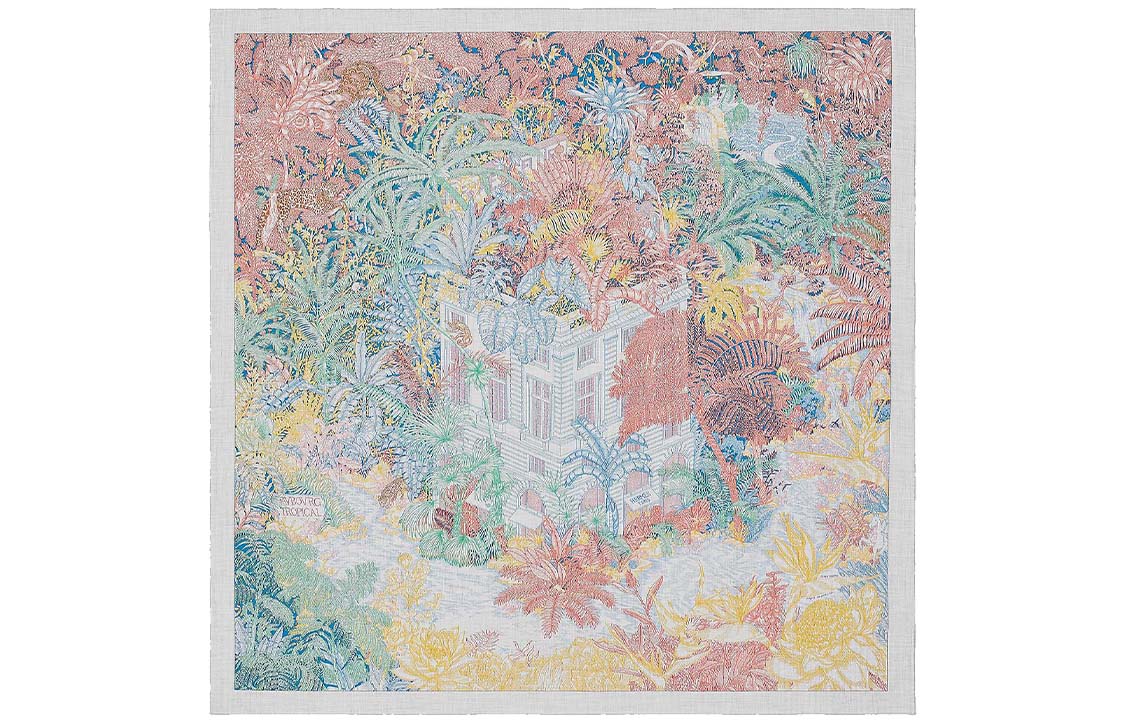 HERMES Silk Scarves Women's Multicolor