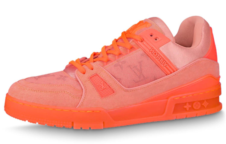 LOUIS VUITTON X Virgil Abloh Trainer Sneakers 'Virgil Peach'